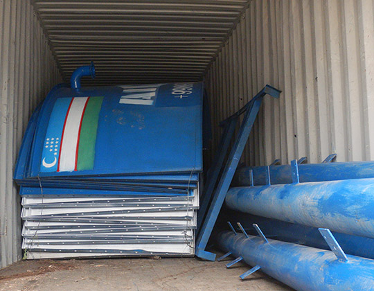 Silo De Materiales De Polvo