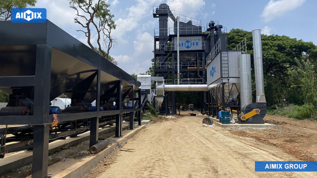 AIMIX Planta De Asfalto De ALQ100 Instaló En Sri Lanka