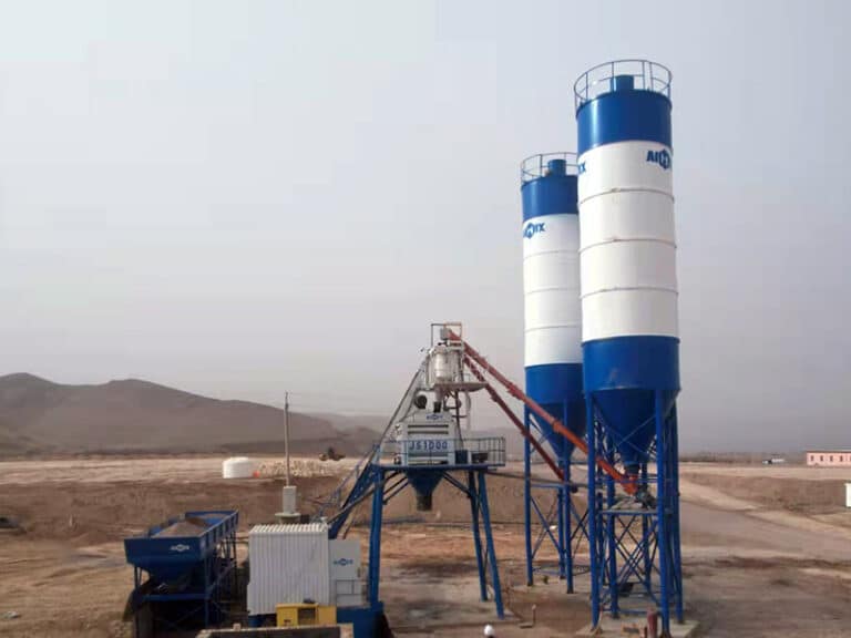 Planta De Concreto De 50 m3 EN Uzbekistán