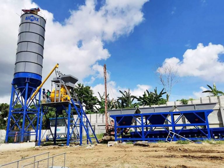 AIMIX Planta Concretera AJ-35 en Manila, Filipinas