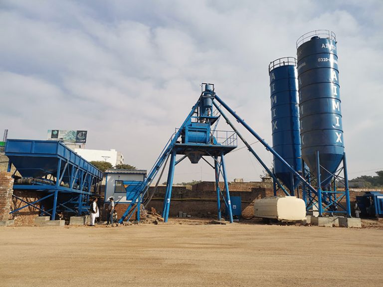 AIMIX Planta de Hormigón Se Instaló en Pakistán