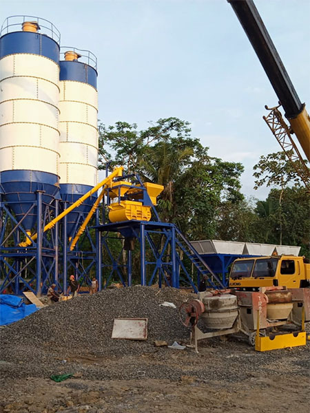 Instalación de La Planta de Concreto