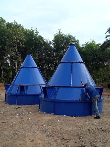 Instalación de Silos de Cemento