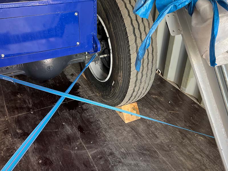 Fija las Ruedas de la Auto Hormigonera
