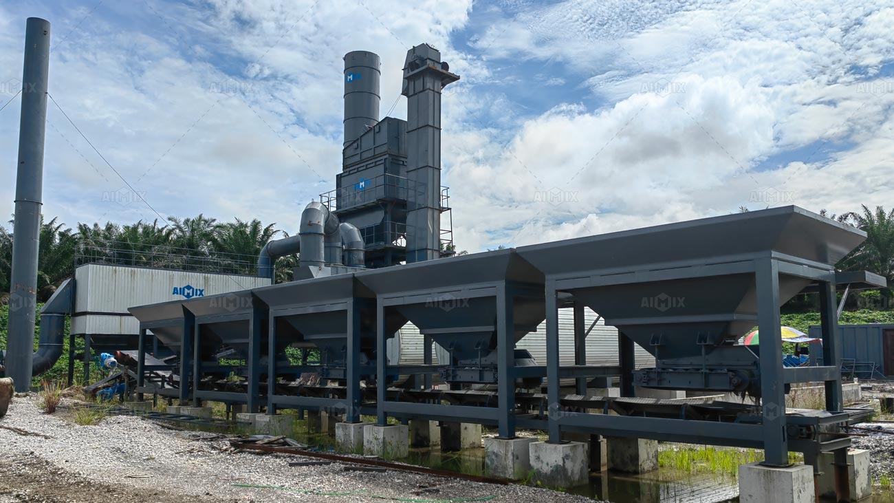 AIMIX Planta de Asfalto de 120 TPH en Malasia