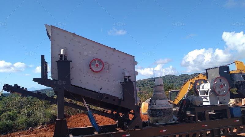 Planta Móvil Trituradora de Piedra de 30TPH