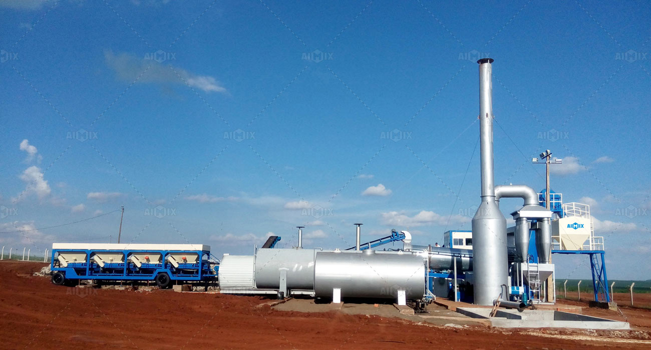 Planta de Asfalto Continua en Brasil
