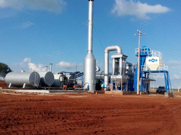 Planta de Asfalto Móvil de 60tph en Brasil