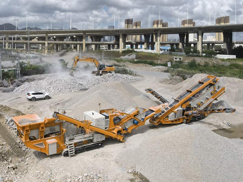 Planta Trituradora de Áridos Móvil
