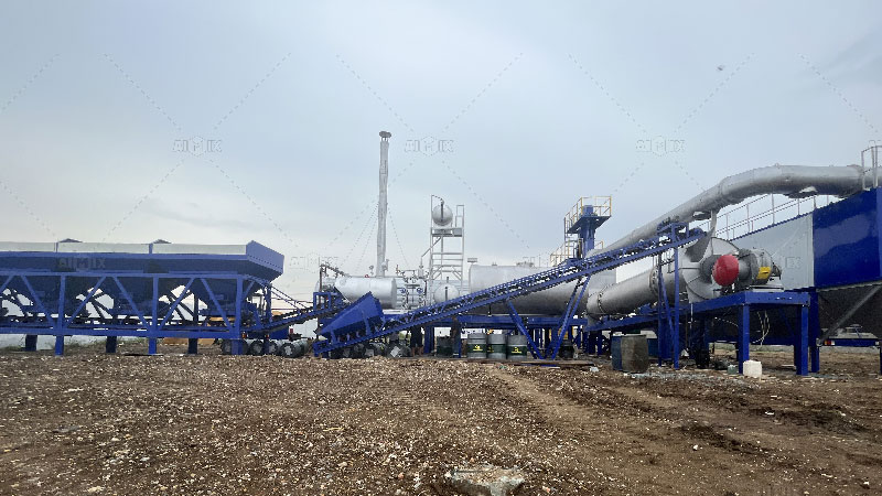 ALYT120 Planta de Asfalto Continua Móvil