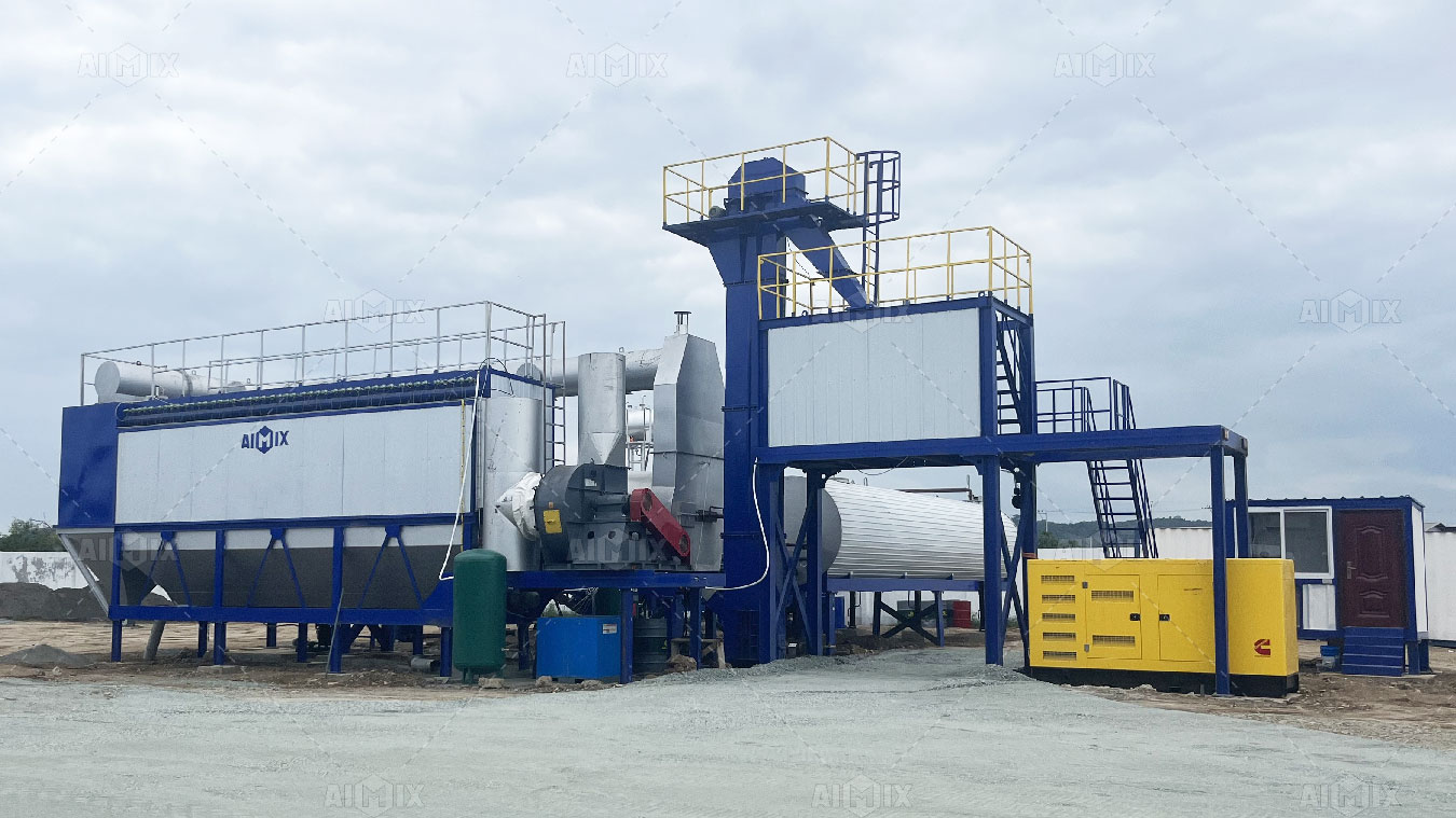 Planta Asfáltica de AIMIX ALYT120 en Ecuador