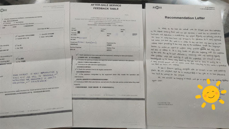 Comentario de AIMIX Planta de Asfalt en Filipinas