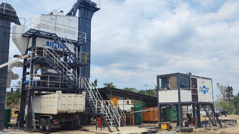 Planta de Asfalto Discontinua ALQ60 en Filipinas