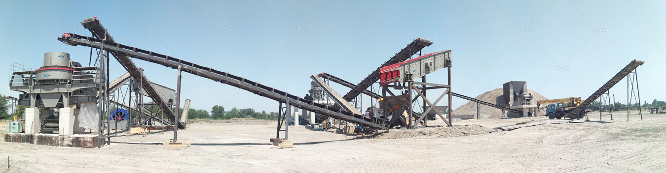 AIMIX Planta Trituradora de Piedra de 200t/h en Uzbekistán