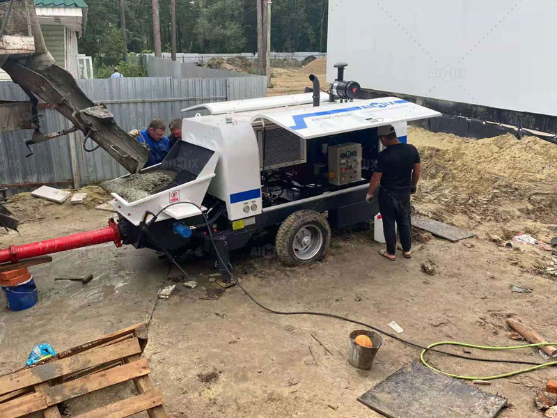 Bomba de Hormigón Precio en Venta Estacionaria en Rusia