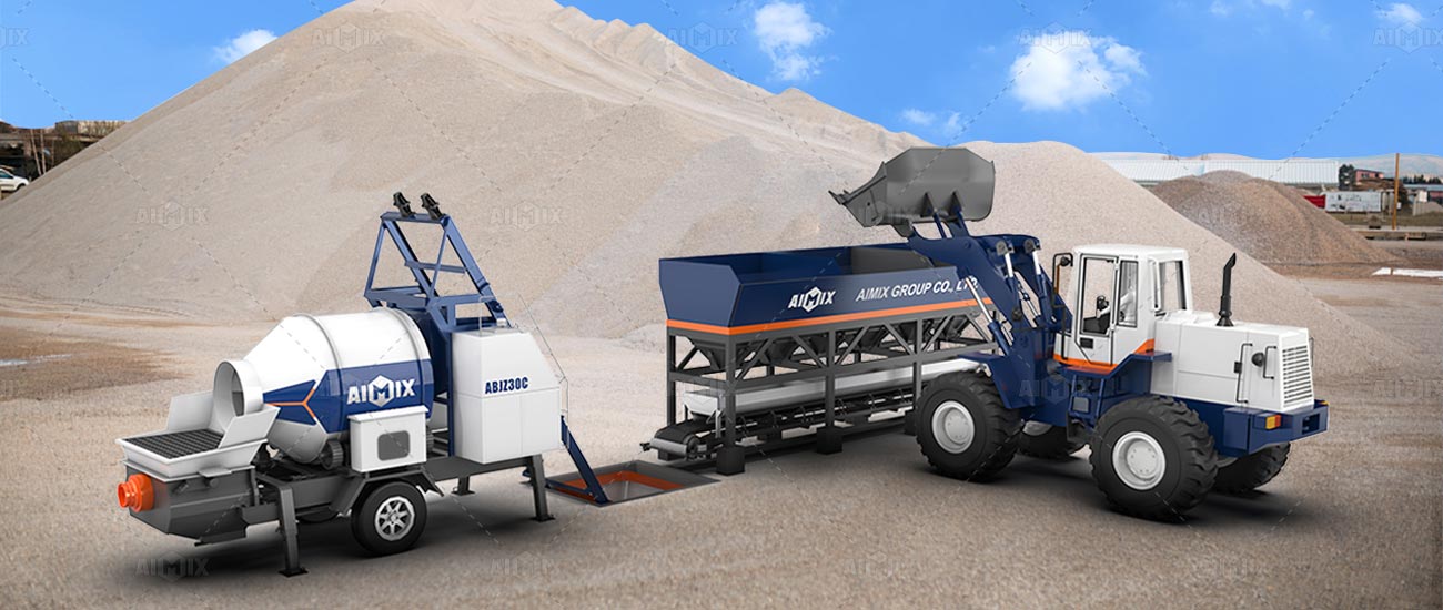 Bomba Mezcladora de Hormigón y Máquina Dosificadora