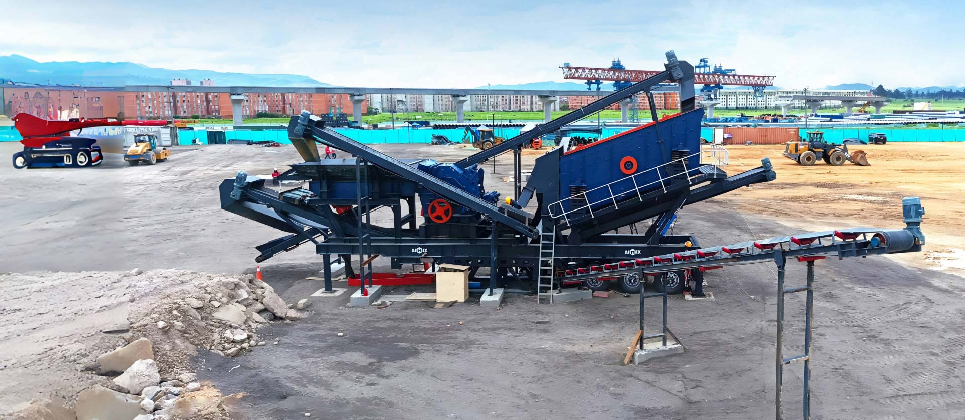Planta Trituradora Móvil para Minería y Agregados