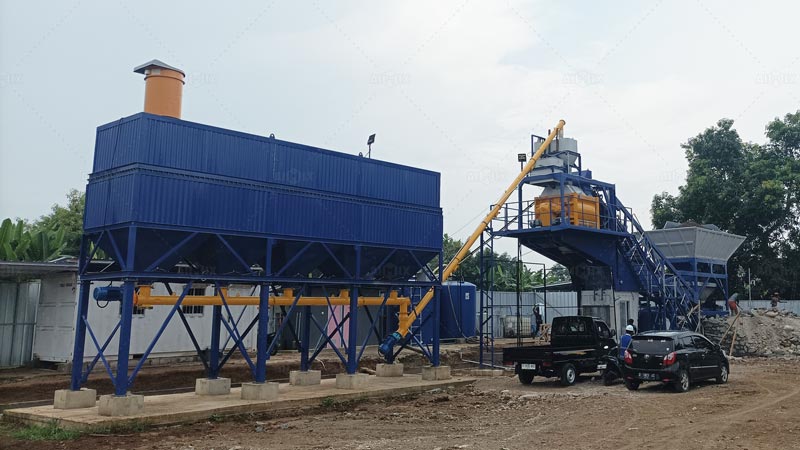 Planta de Concreto Pequeña de Tipo Móvil 50 m³/h