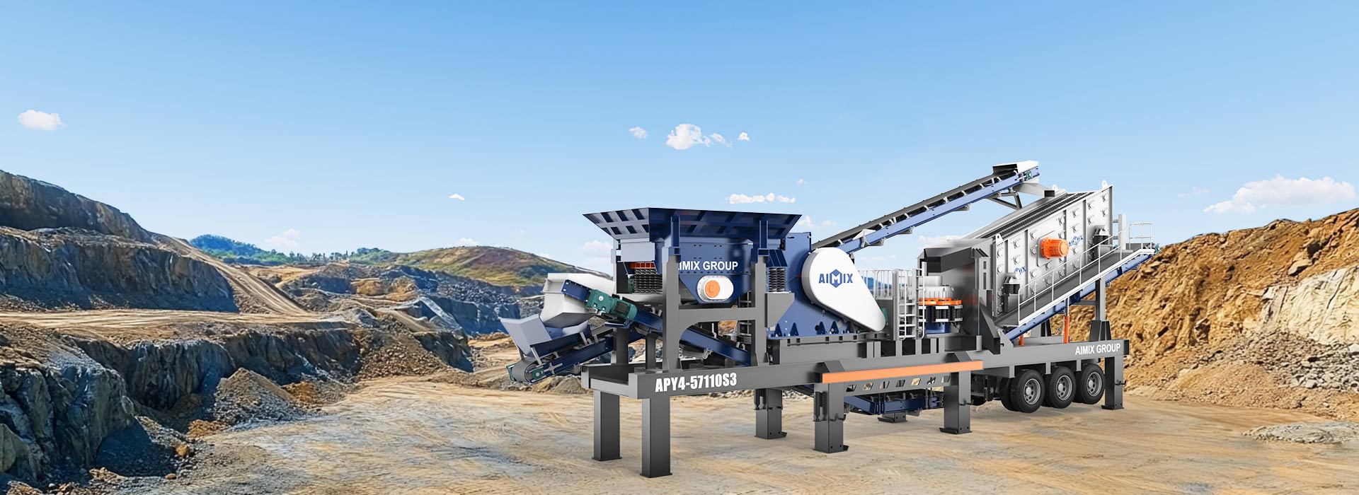 AIMIX Planta Trituradora de Piedra en Venta