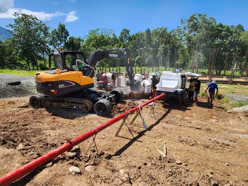 Bombas de Concreto Pequeñas para Construcción de Carreteras