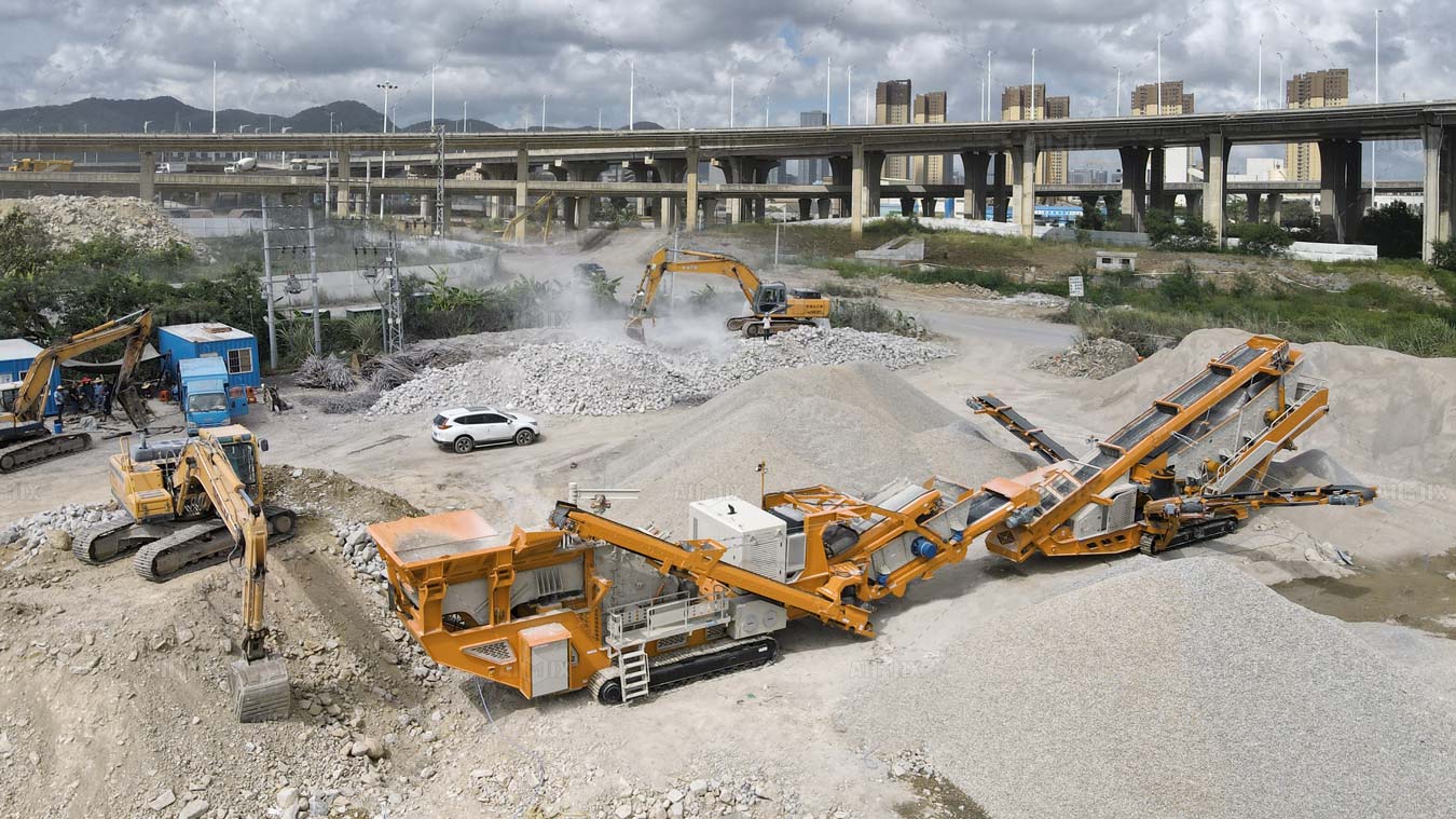 Trituradora de Concreto para Producir Agregados