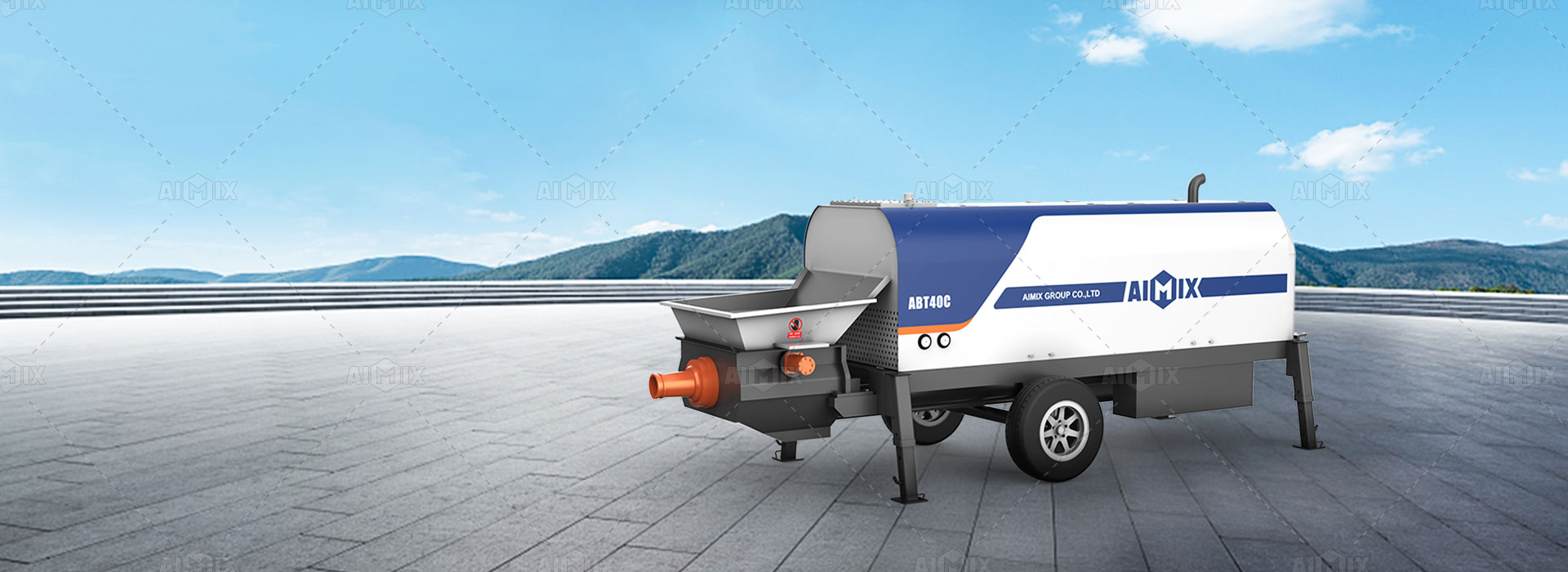 Bomba de Concreto Estacionaria de AIMIX