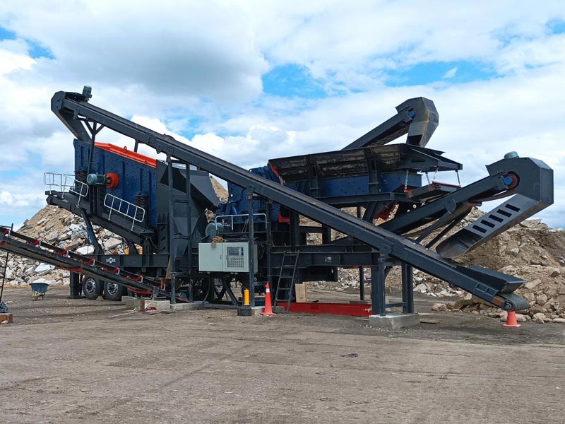 Trituradora de Impacto Móvil Tres en Uno: 50-260 t/h