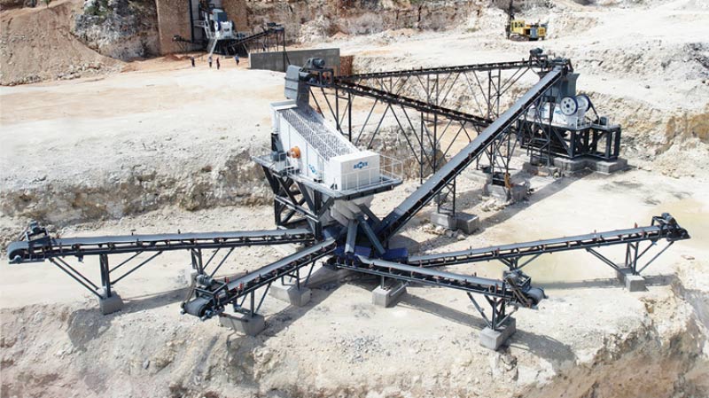 Pantalla Vibratoria para Clasificación de Piedra Caliza