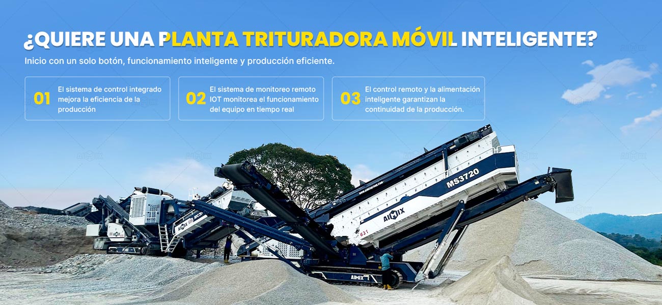 AIMIX Trituradora de Piedra Móvil con Tecnologías Avanzadas