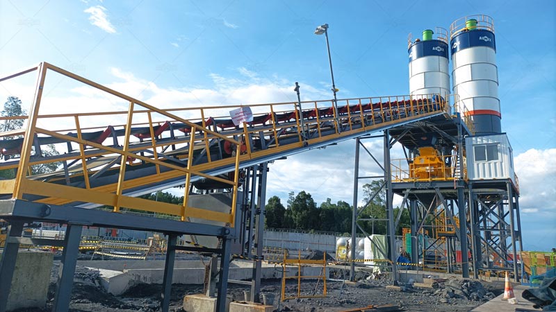 Planta de Hormigón para Proyecto de PT Freeport