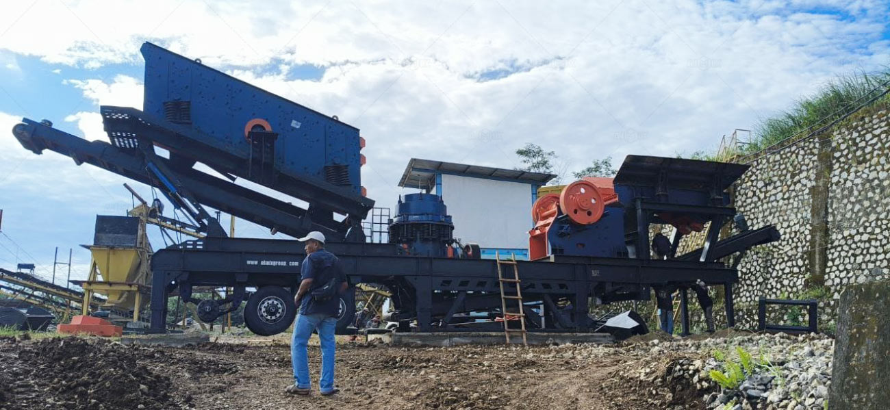 Trituradora de Piedra Móvil Compacta para Proyectos Viales