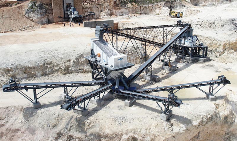 Criba Vibratoria de 4 Capas para Piedra Caliza en Indonesia