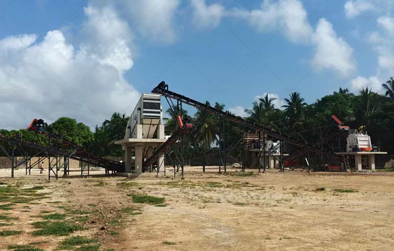 Planta Chancadora de Piedra Caliza Estacionaria 120TPH en Tanzania