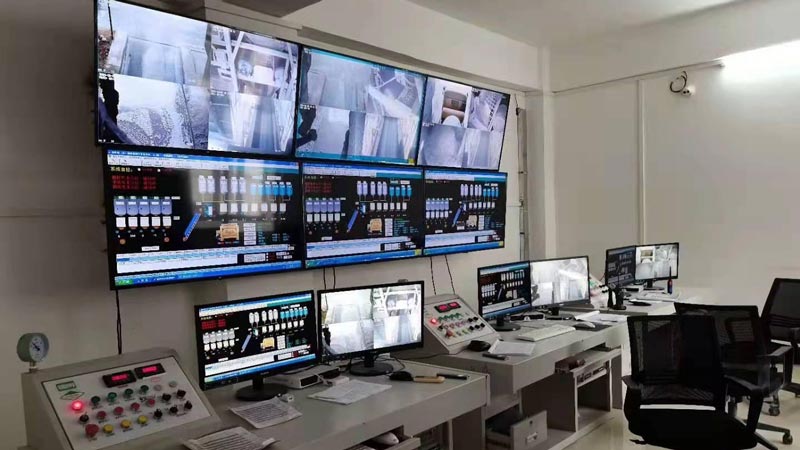 Sala de Control para Planta de Concreto con Gran Capacidad