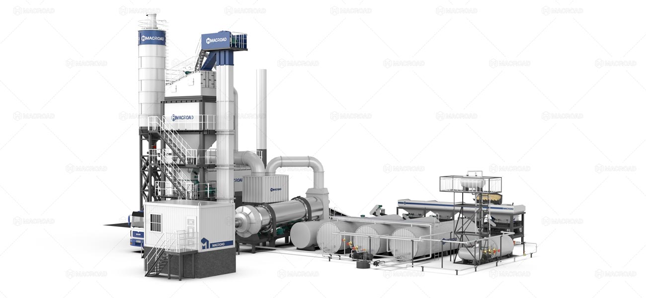 ALQ Serie Planta Asfáltica de Lotes de Macroad