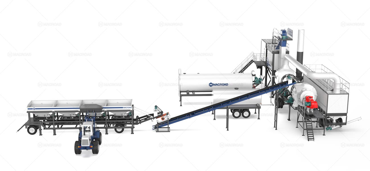 ALYT Serie Planta Móvil Asfáltica de Tambor