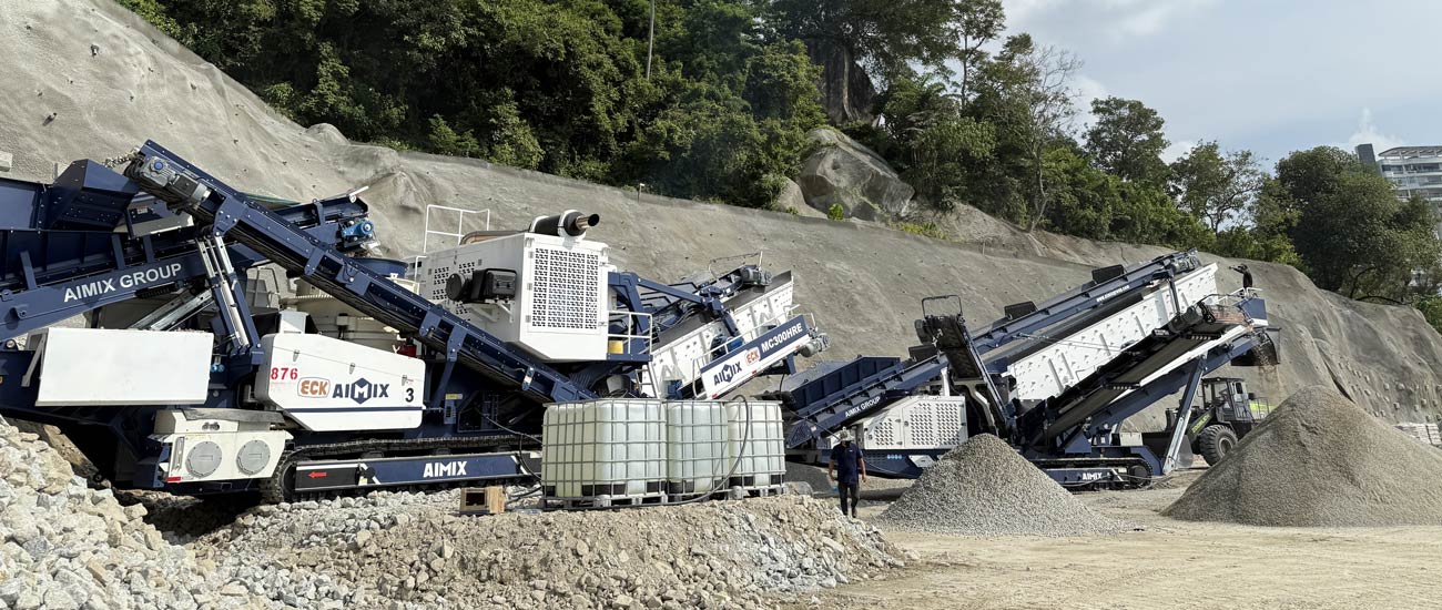 Nueve Trituradoras de Cono en Malasia para Construcción de Carreteras