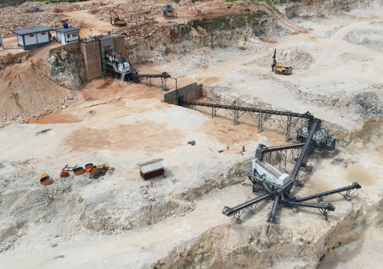 Planta Trituradora de Piedra Caliza con Chancadoras de Quijada en Indonesia