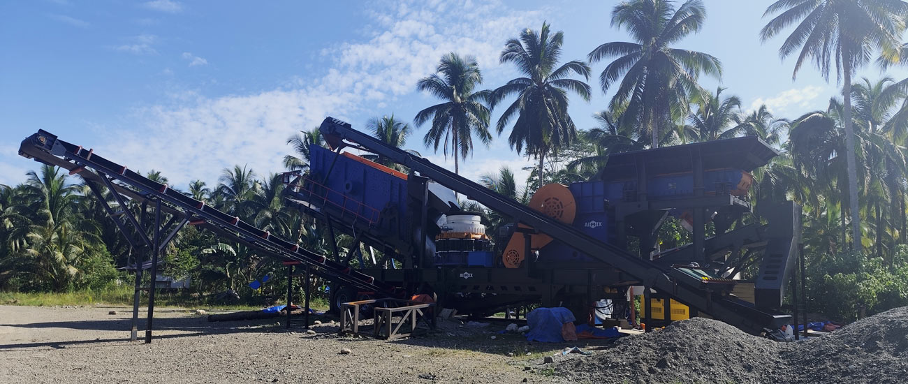 Trituradora Móvil de Piedra 4 en 1 con Molino de Cono en Filipinas