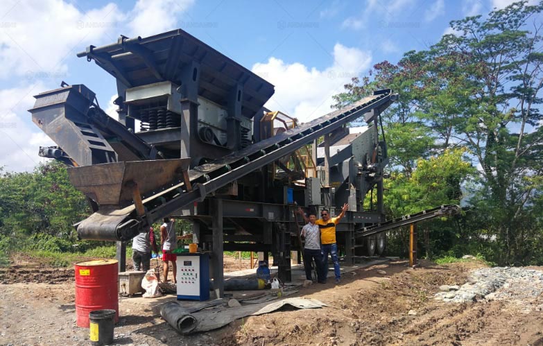 50 TPH Planta Trituradora de Piedra Móvil en Filipinas