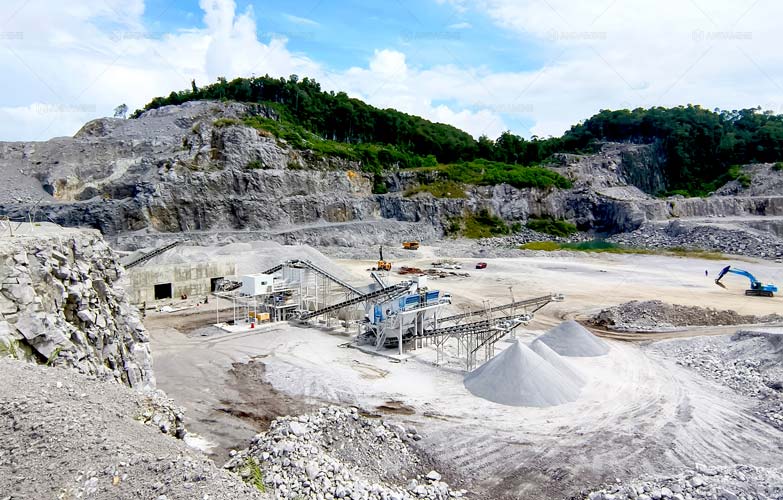 Andamine Planta Trituradora de Roca de Gran Escala en Malasia