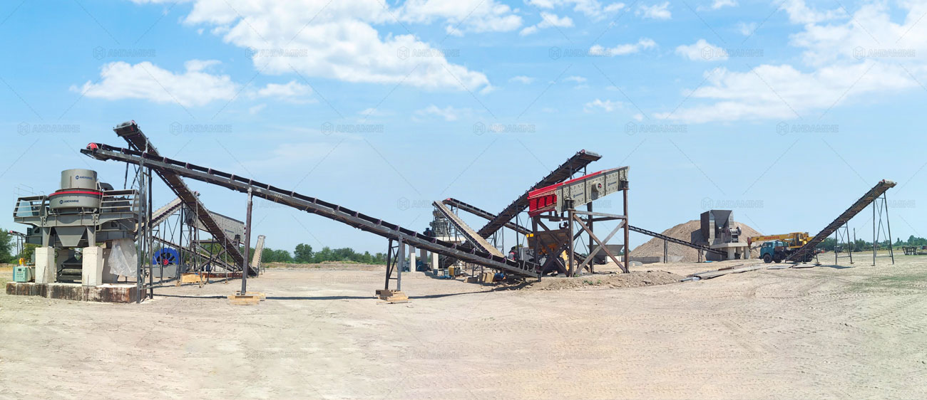 Planta Trituradora de Rocas con Capacidad Grande de Producción de Andamine