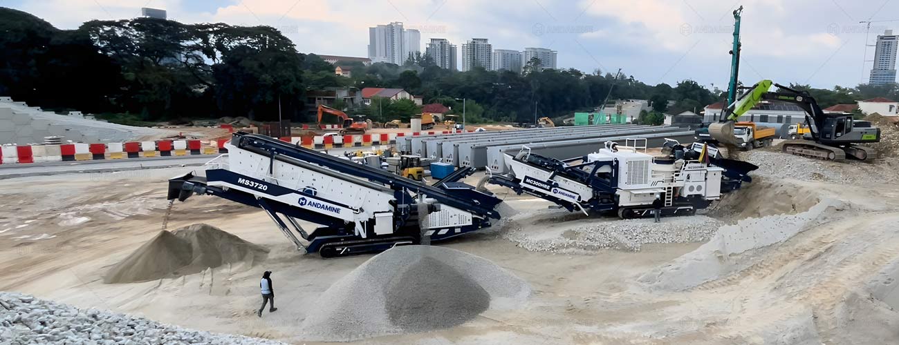Trituradora Minería Móvil sobre Orugas